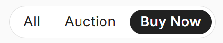 The All, Auction and Buy Now tabs above search results, with Buy Now selected